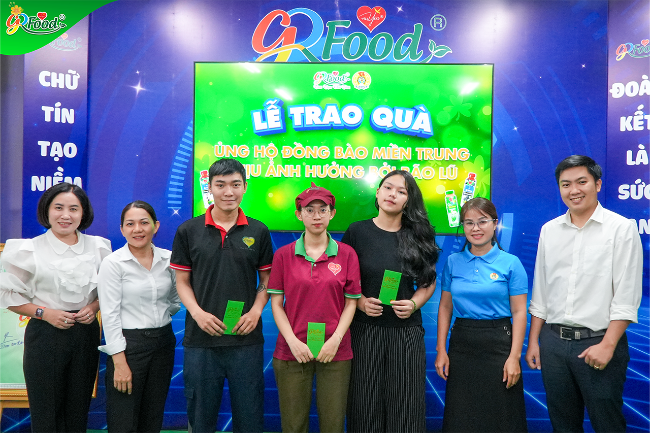 GREEN FOOD SPREADS LOVE TOWARDS CENTRAL VIETNAM