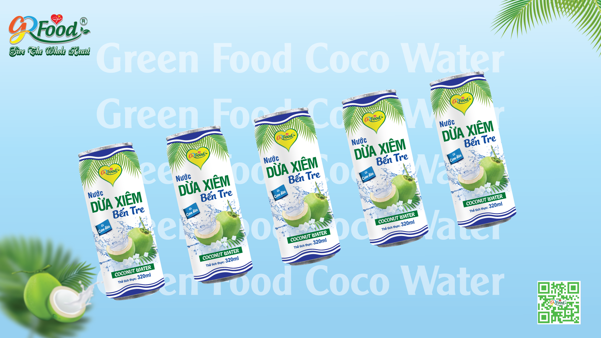 Ben Tre coconut water is a natural beverage, produced from fresh coconut, famous in Ben Tre region. With a refreshing, naturally sweet taste, coconut water retains all the beneficial substances from nature. The product is produced and packaged on a modern production line of Green Food, meeting international standards such as HACCP and ISO 22000, ensuring food hygiene and safety and preserving the fresh flavor of coconut water