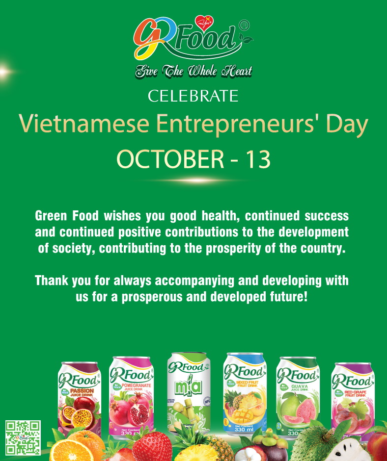 GREEN FOOD CELEBRATES VIETNAMESE ENTREPRENEUR'S DAY OCTOBER - 13