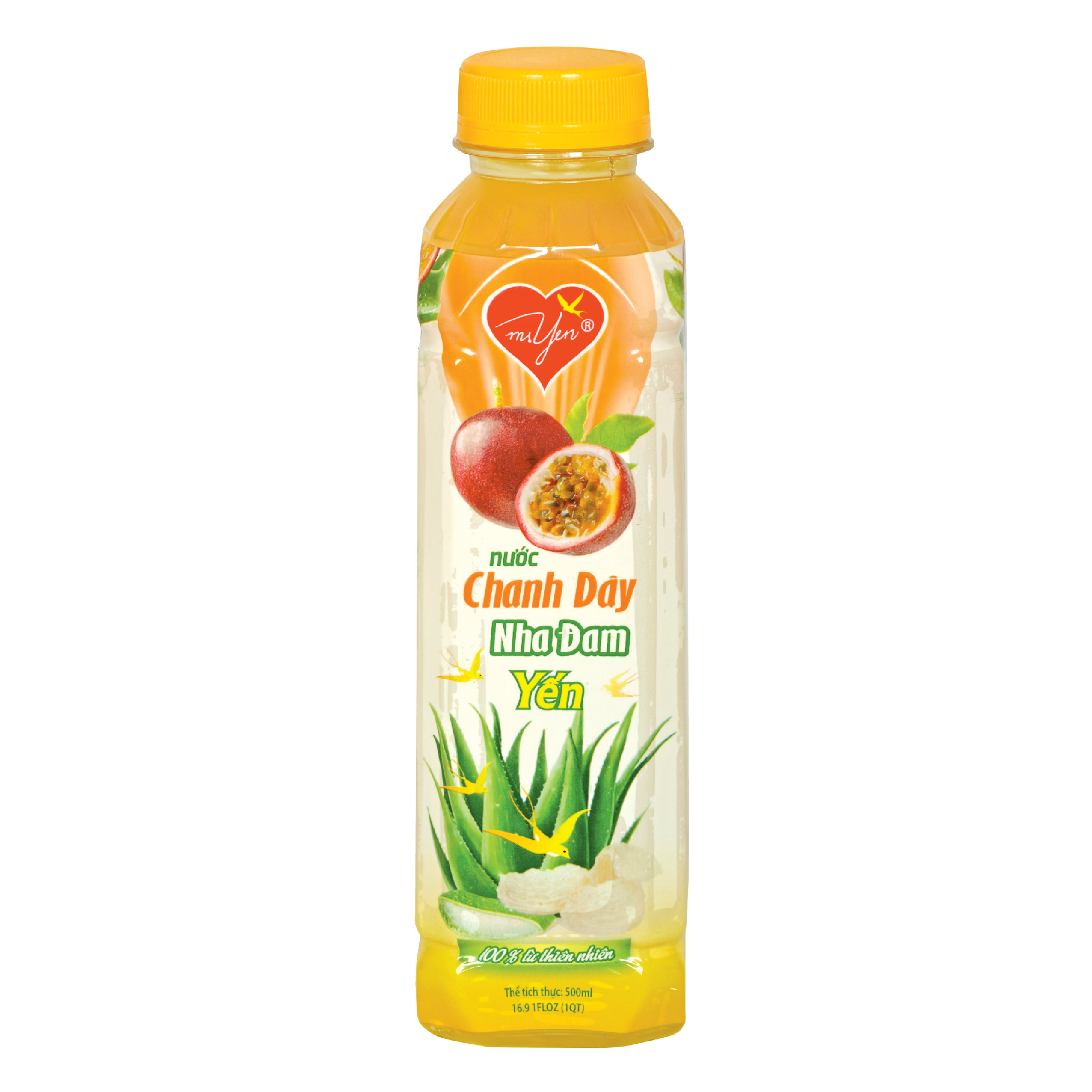 WATER PASSION JUICE ALOE VERA BIRD NEST - BOTTLE 500 ML