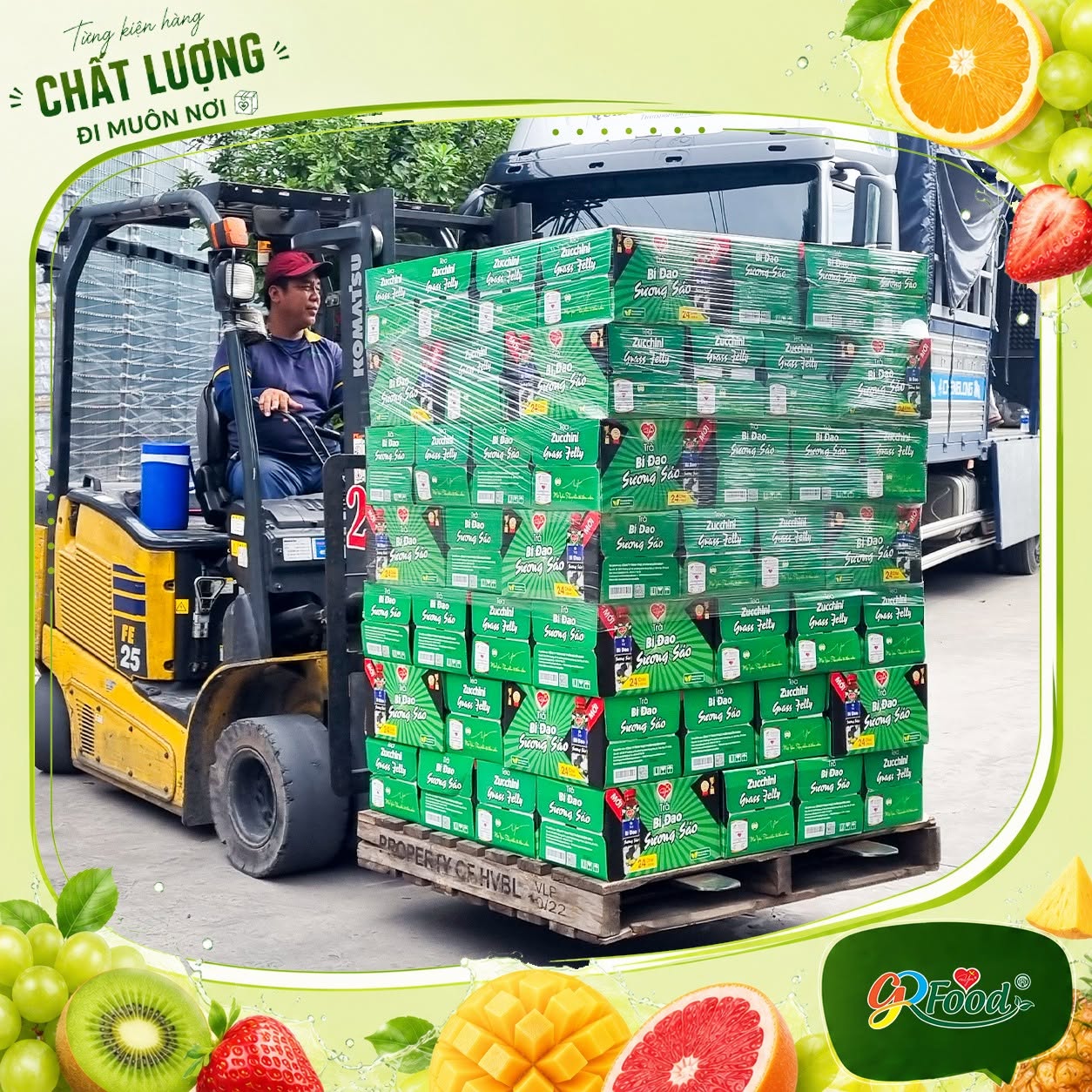 TỪNG KIỆN HÀNG CHẤT LƯỢNG ĐI MUÔN NƠI CÙNG GREEN FOOD