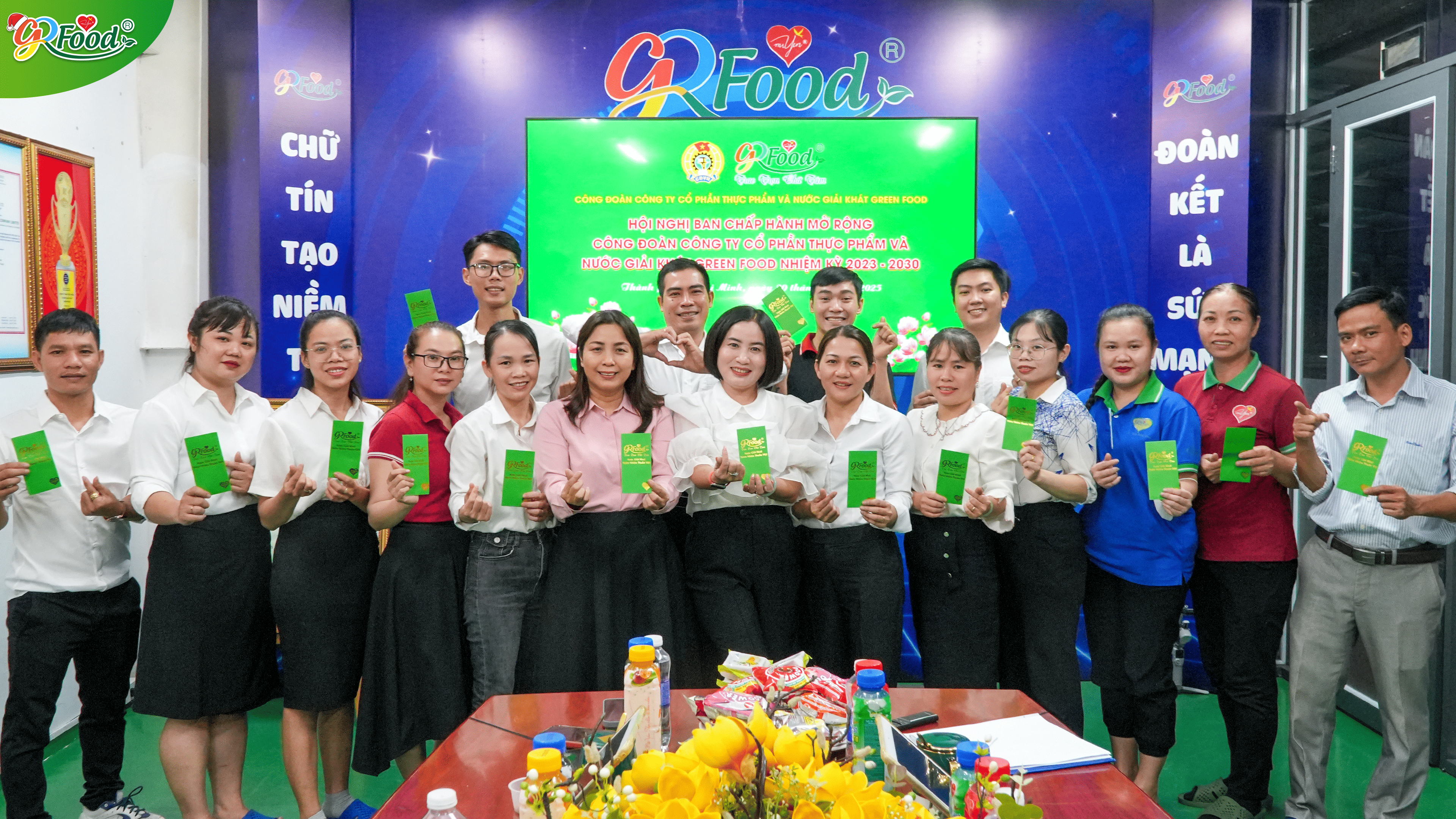 GREEN FOOD TỔ CHỨC THÀNH CÔNG HỘI NGHỊ BAN CHẤP HÀNH CÔNG ĐOÀN MỞ RỘNG NHIỆM KỲ 2023 – 2030