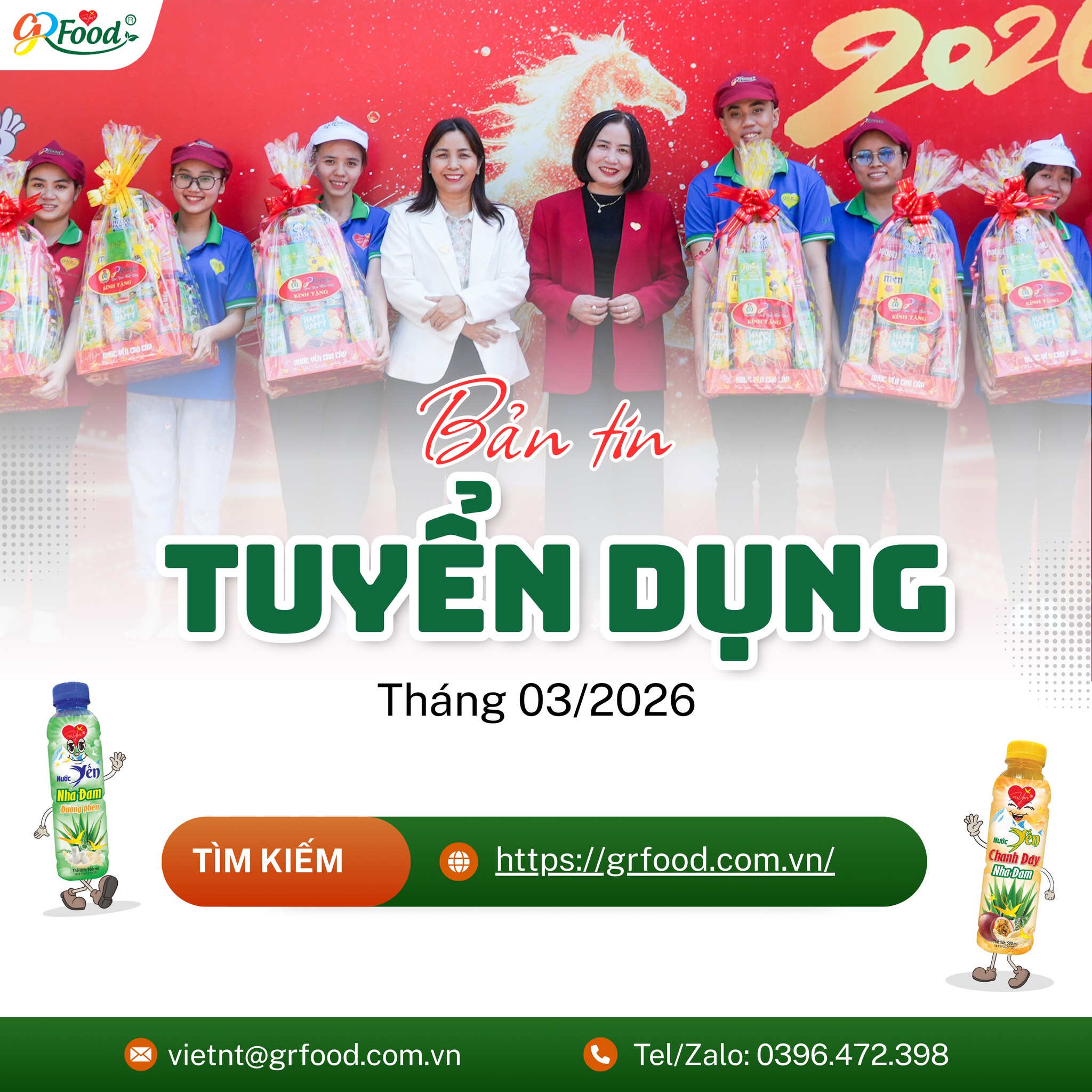BẢN TIN TUYỂN DỤNG THÁNG 03/2026