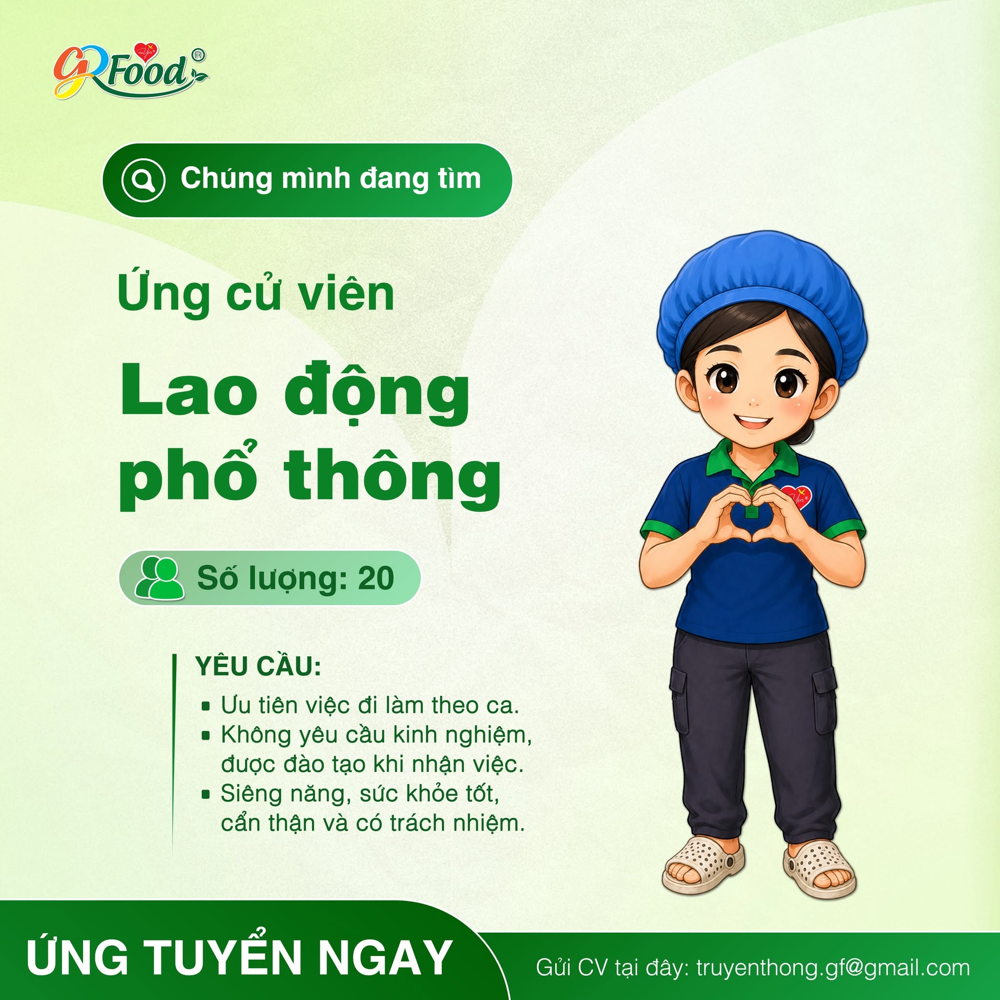 BẢN TIN TUYỂN DỤNG THÁNG 08