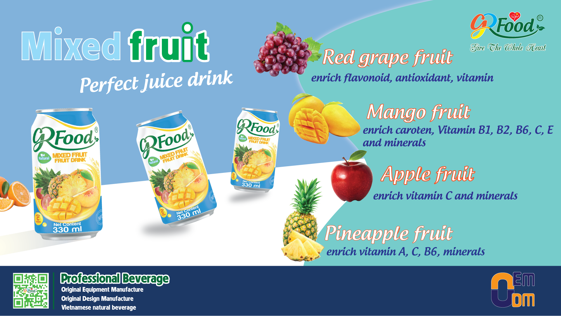 Pomegranate fruit juice drink