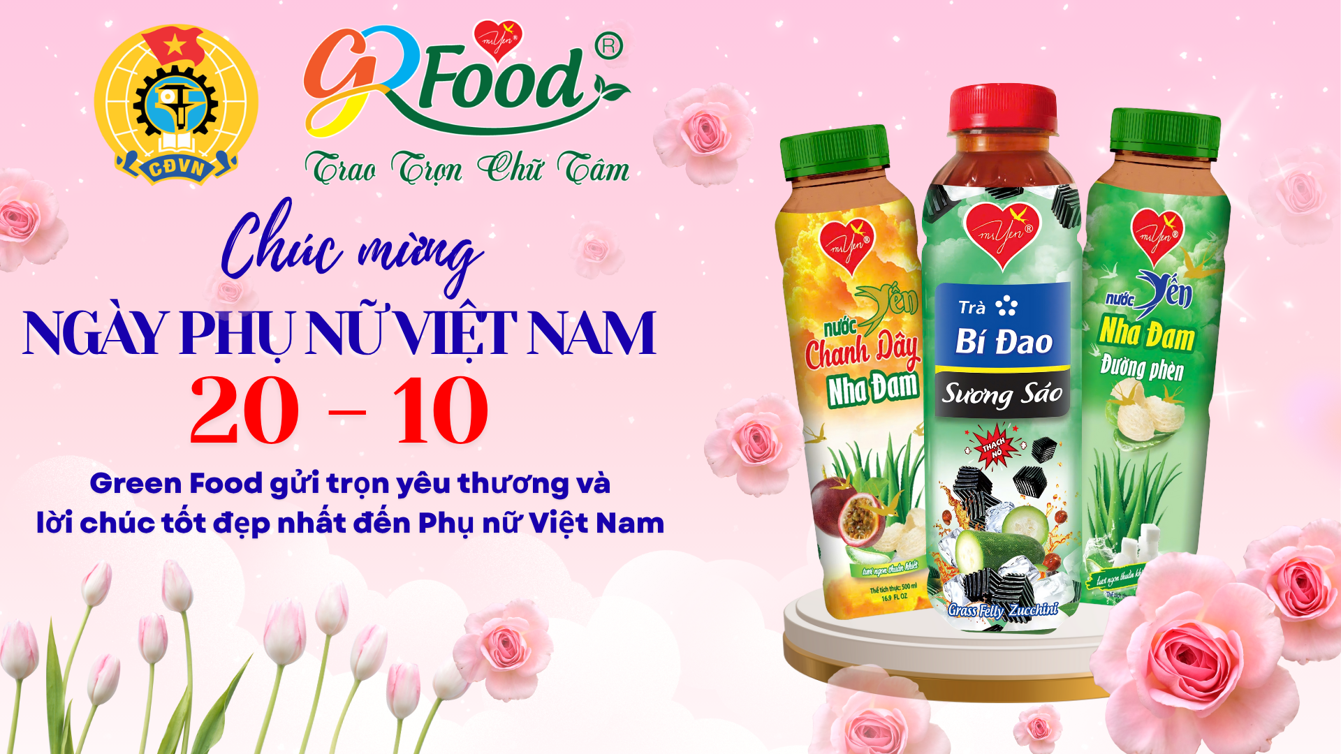 🌸 GREEN FOOD CHÚC MỪNG NGÀY PHỤ NỮ VIỆT NAM 20/10 🌸