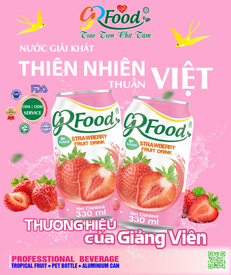 🍓 NƯỚC ÉP DÂU THIÊN NHIÊN VIỆT NAM - HƯƠNG VỊ TỪ TỰ NHIÊN 🍓