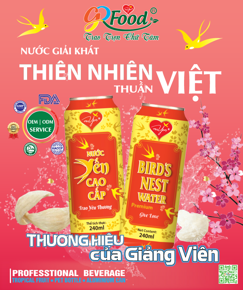 NƯỚC YẾN CAO CẤP - TINH HOA TỪ THIÊN NHIÊN VIỆT NAM