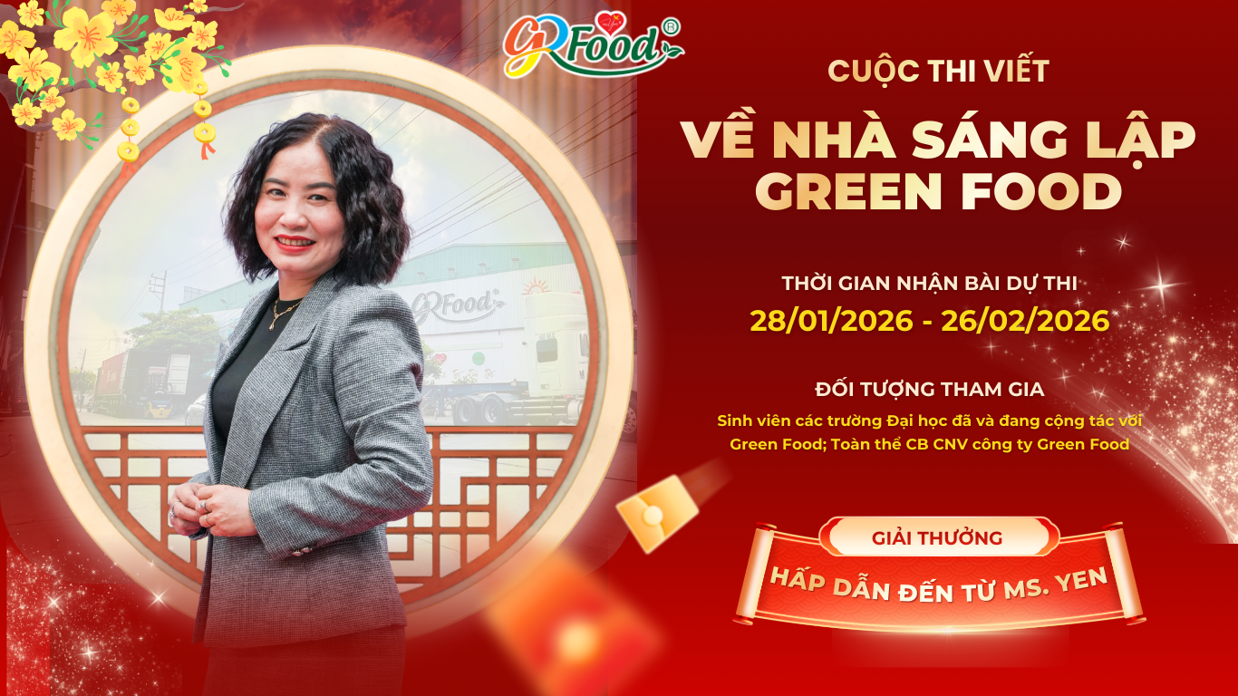 CUỘC THI VIẾT VỀ NHÀ SÁNG LẬP GREEN FOOD – CÔ ĐẶNG THỊ YẾN