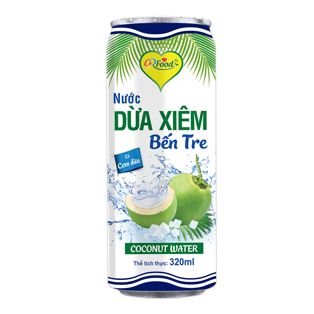 LON 320ML - DỪA CÓ CƠM